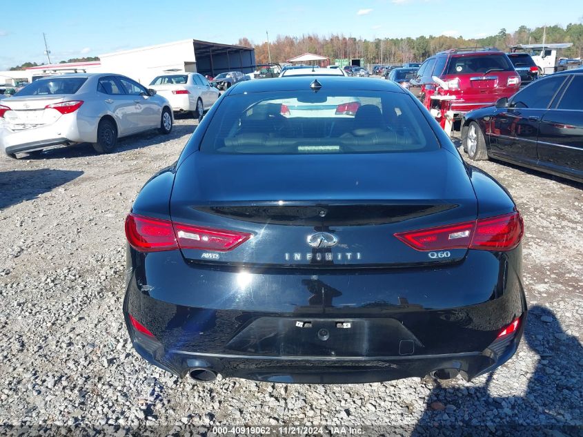 2018 Infiniti Q60 3.0T Luxe VIN: JN1EV7EL9JM390984 Lot: 40919062