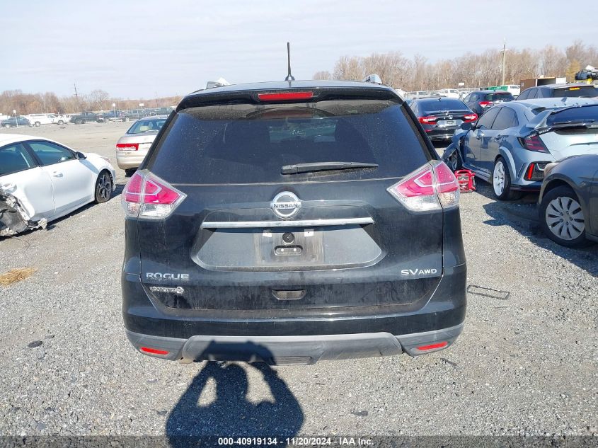 2016 Nissan Rogue Sv VIN: 5N1AT2MM8GC803907 Lot: 40919134