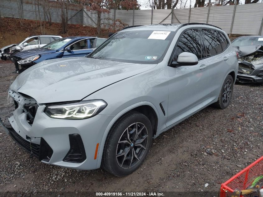 2022 BMW X3 xDrive30I VIN: WBX57DP07NN184980 Lot: 40919156