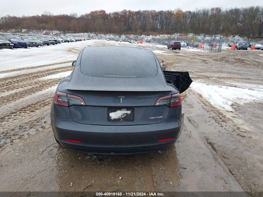 2023 Tesla Model 3 Performance Dual Motor All-Wheel Drive VIN: 5YJ3E1EC6PF590739 Lot: 40919165