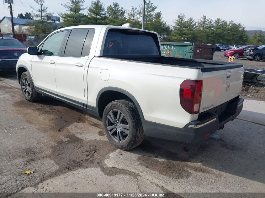 VIN 5FPYK3F12KB006666 2019 HONDA RIDGELINE no.3