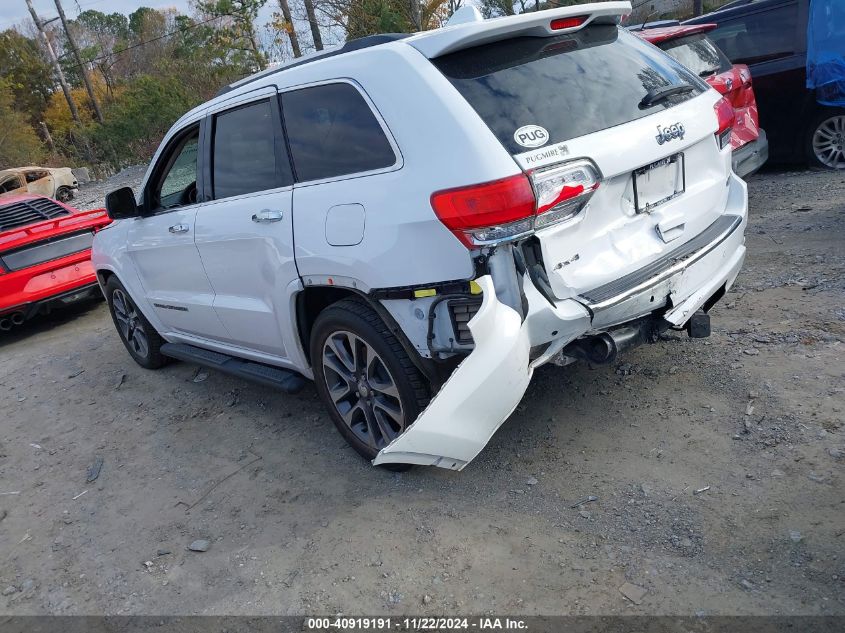 2018 Jeep Grand Cherokee Overland 4X4 VIN: 1C4RJFCG2JC305628 Lot: 40919191