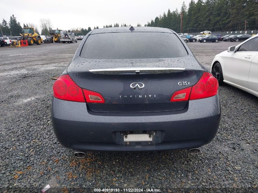 2007 Infiniti G35X VIN: JNKBV61F27M811171 Lot: 40919193