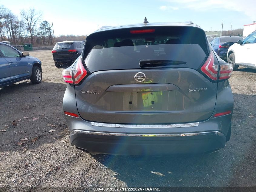 2018 Nissan Murano Sv VIN: 5N1AZ2MH1JN128978 Lot: 40919207