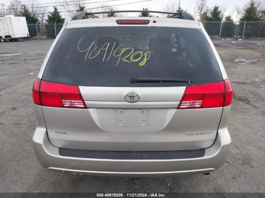 2004 Toyota Sienna Le VIN: 5TDZA23C94S081833 Lot: 40919208