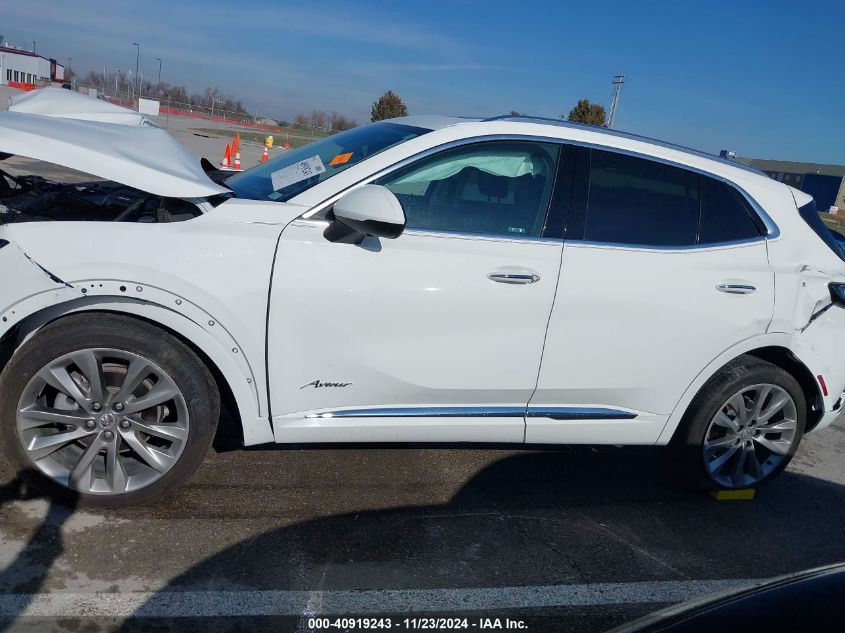 2022 Buick Envision Fwd Avenir VIN: LRBFZRR42ND151866 Lot: 40919243