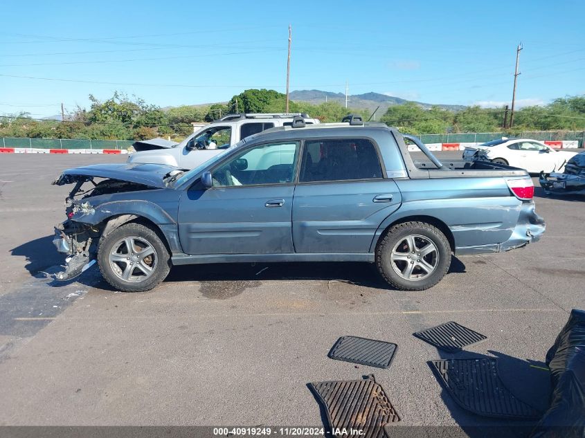 2006 Subaru Baja Turbo VIN: 4S4BT63C866107159 Lot: 40919249