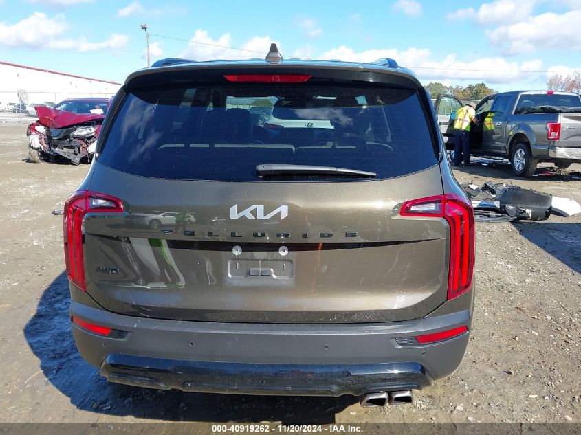 2022 Kia Telluride Sx VIN: 5XYP5DHC3NG221132 Lot: 40919262