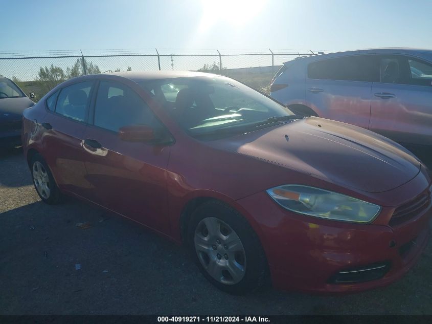 2013 Dodge Dart Se VIN: 1C3CDFAA6DD191776 Lot: 40919271