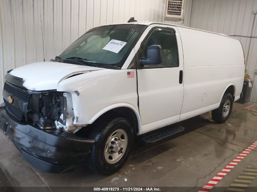 2017 Chevrolet Express 2500 Work Van VIN: 1GCWGAFF1H1187908 Lot: 40919275