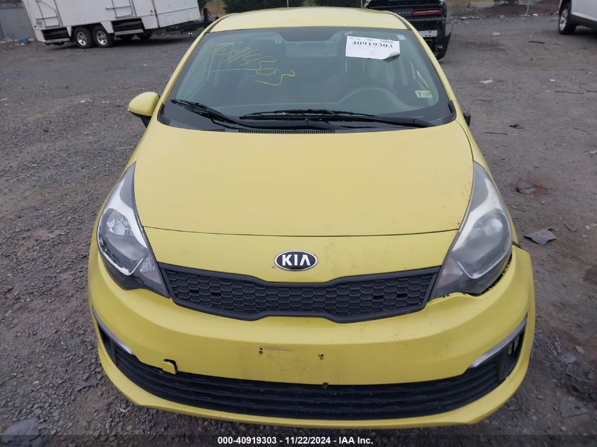 2016 Kia Rio Lx VIN: KNADM4A36G6561622 Lot: 40919303