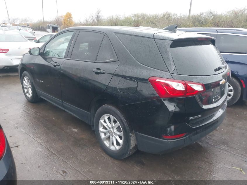 2019 Chevrolet Equinox Ls VIN: 3GNAXHEV2KL243096 Lot: 40919311