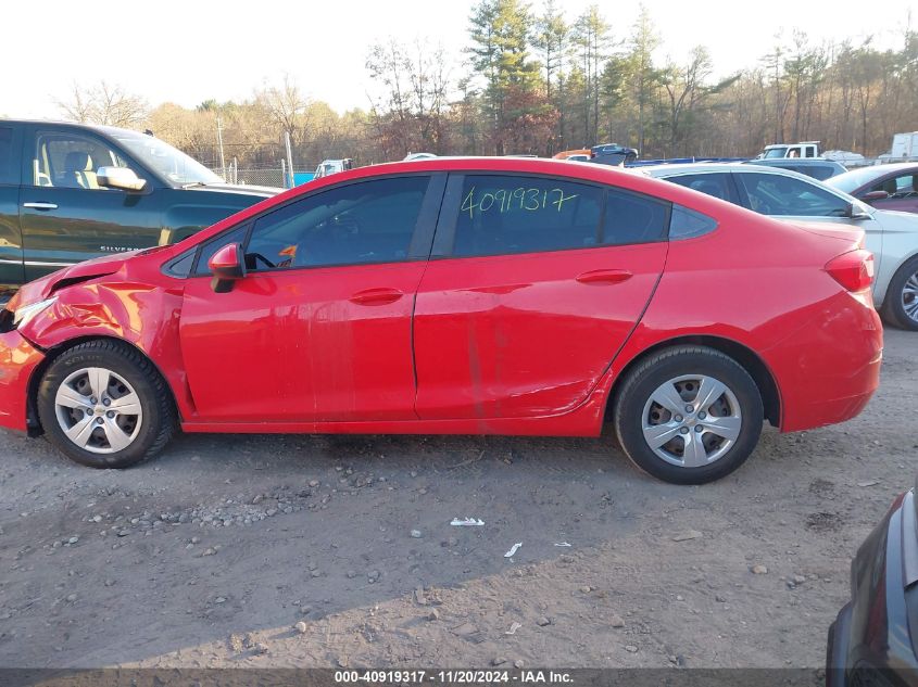 2017 Chevrolet Cruze Ls Manual VIN: 1G1BB5SM0H7152419 Lot: 40919317