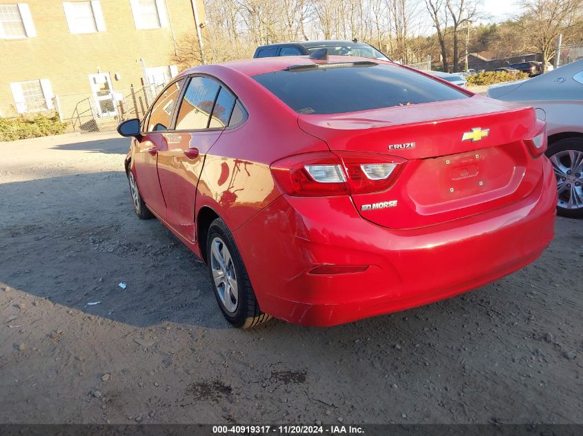 2017 Chevrolet Cruze Ls Manual VIN: 1G1BB5SM0H7152419 Lot: 40919317