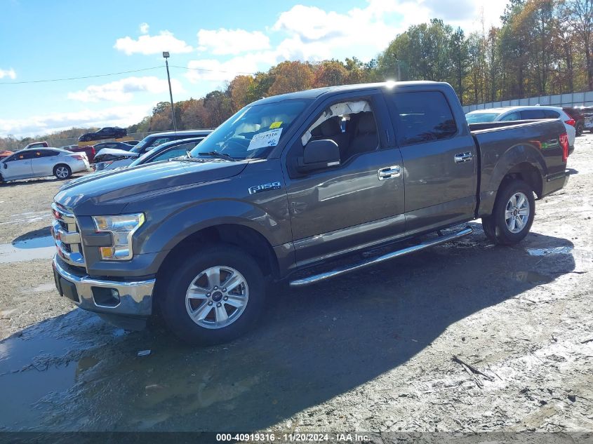 2016 Ford F-150 Xlt VIN: 1FTEW1C85GKF34444 Lot: 40919316