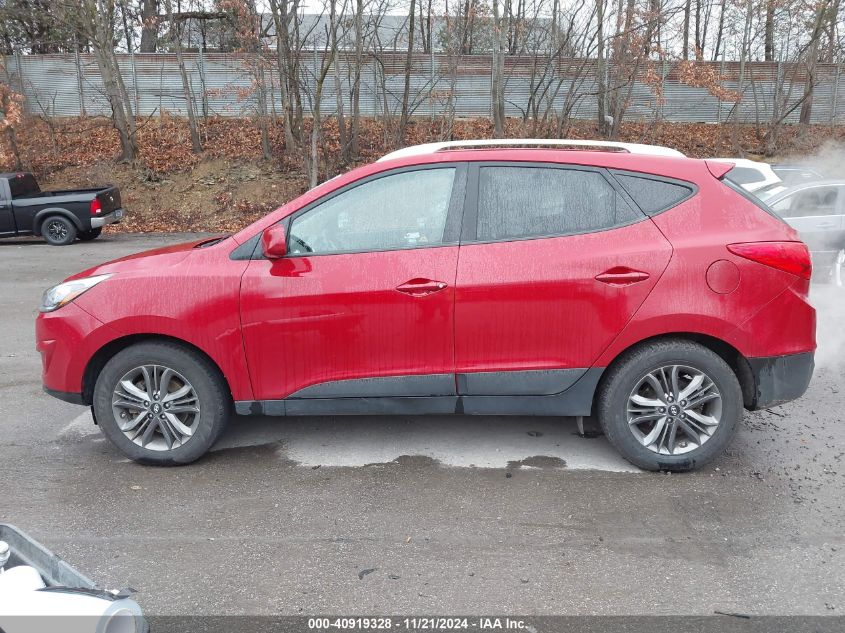 2014 Hyundai Tucson Se VIN: KM8JUCAG4EU917833 Lot: 40919328