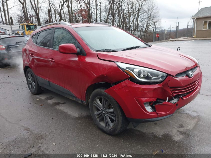 2014 Hyundai Tucson Se VIN: KM8JUCAG4EU917833 Lot: 40919328