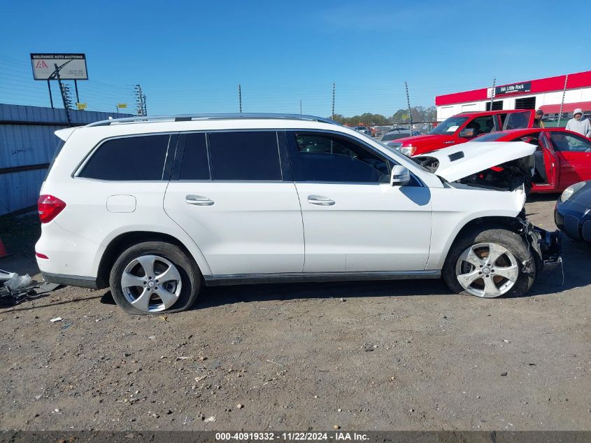 2017 Mercedes-Benz Gls 450 4Matic VIN: 4JGDF6EE3HA887148 Lot: 40919332