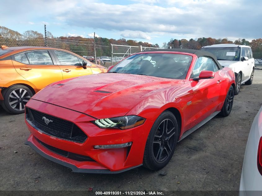 VIN 1FATP8FF1K5162539 2019 FORD MUSTANG no.2