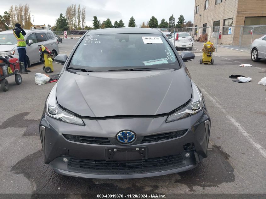 2022 Toyota Prius Xle VIN: JTDKAMFU4N3173324 Lot: 40919370