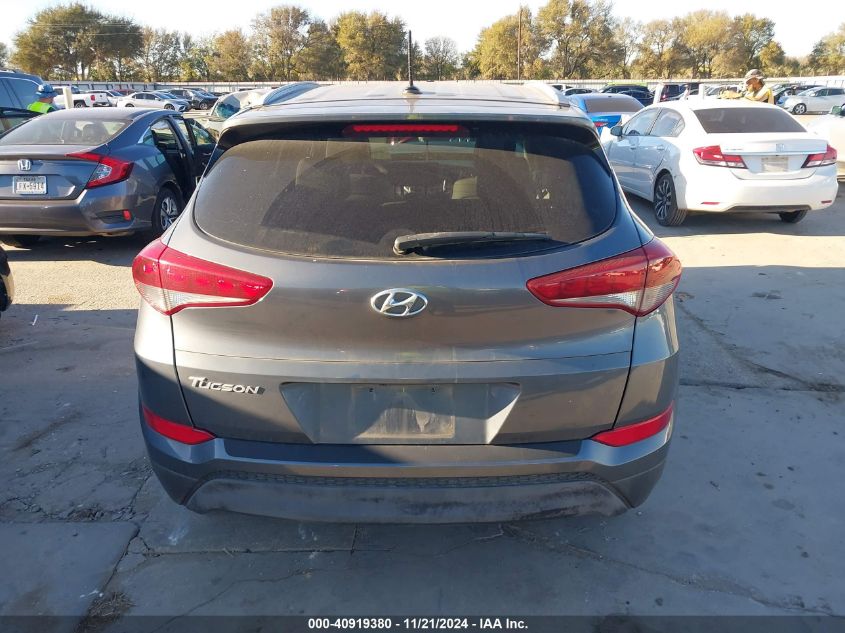 2016 Hyundai Tucson Se VIN: KM8J33A43GU109971 Lot: 40919380