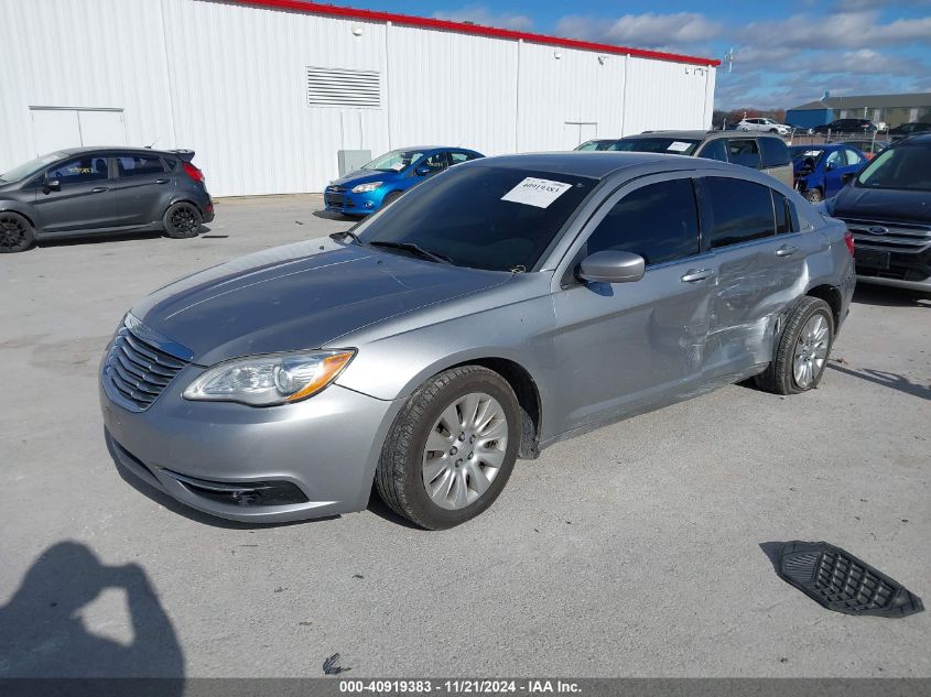 2013 Chrysler 200 Lx VIN: 1C3CCBABXDN685881 Lot: 40919383