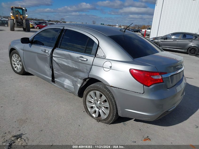 2013 Chrysler 200 Lx VIN: 1C3CCBABXDN685881 Lot: 40919383