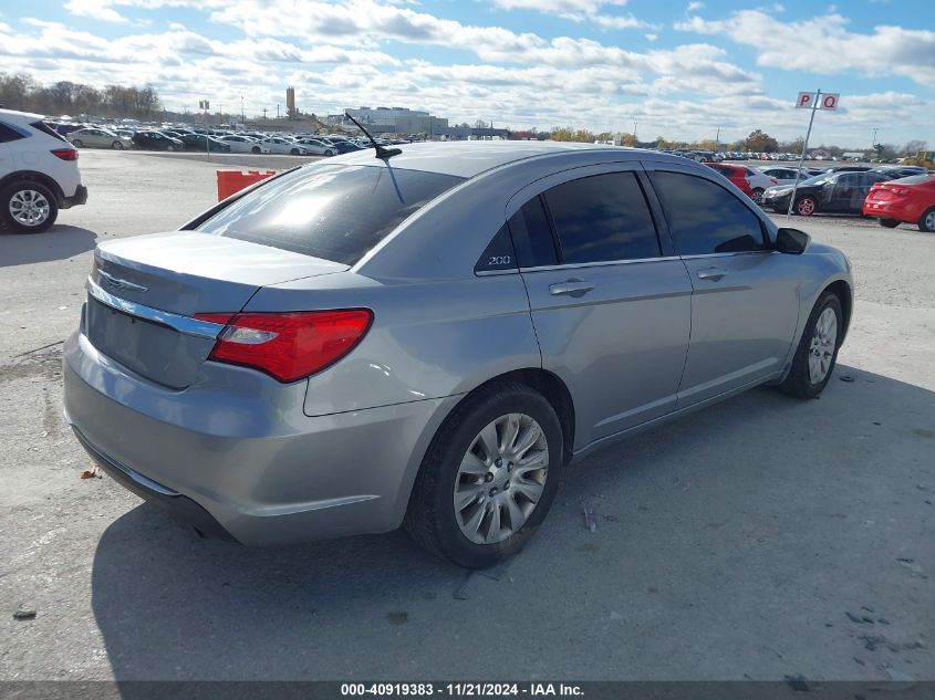 2013 Chrysler 200 Lx VIN: 1C3CCBABXDN685881 Lot: 40919383