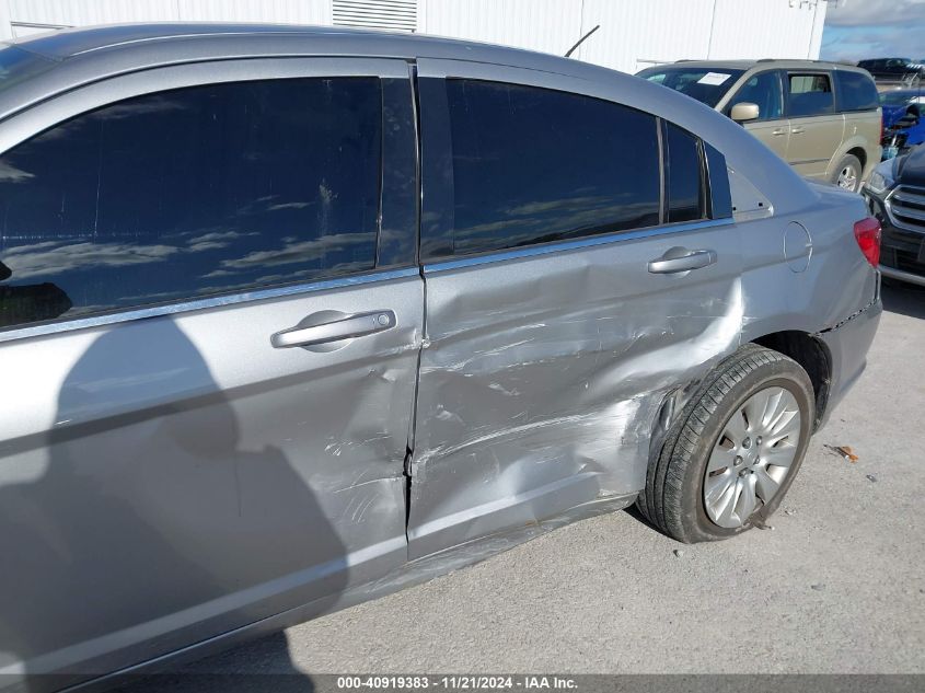 2013 Chrysler 200 Lx VIN: 1C3CCBABXDN685881 Lot: 40919383