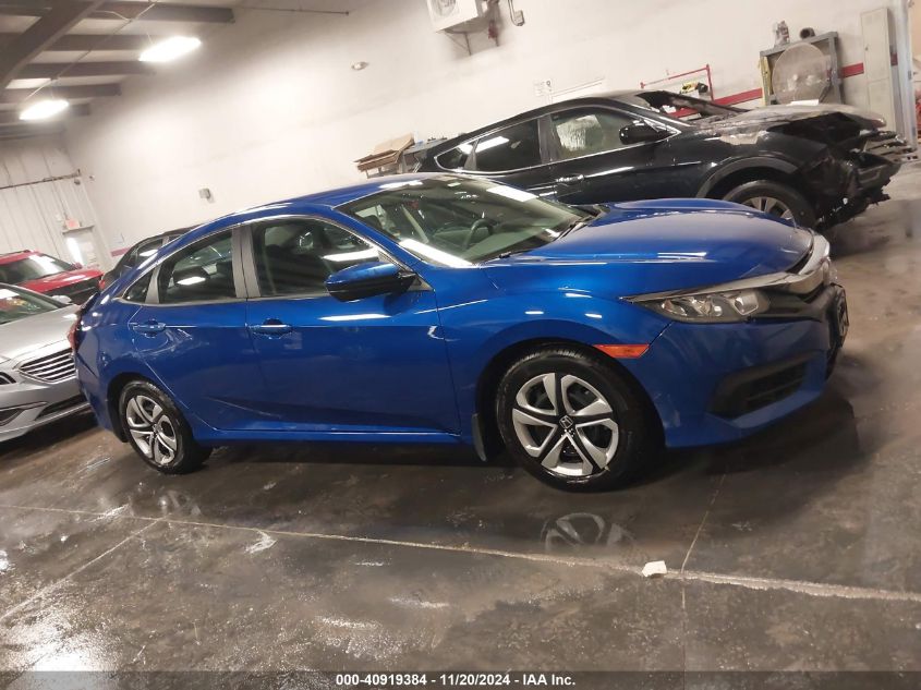 2016 Honda Civic Lx VIN: 19XFC2F54GE028210 Lot: 40919384