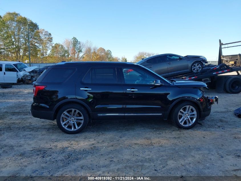 2017 Ford Explorer Limited VIN: 1FM5K7F8XHGA54233 Lot: 40919392