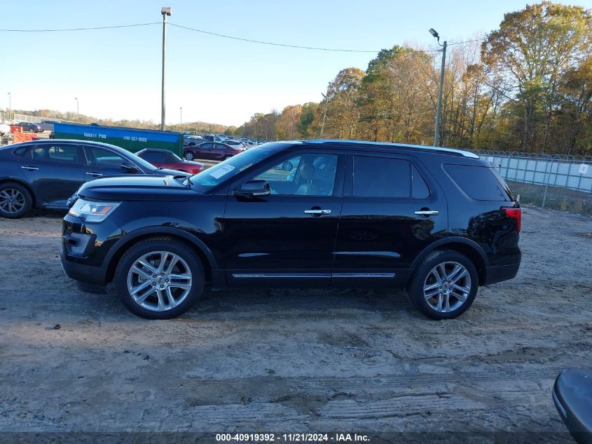 2017 Ford Explorer Limited VIN: 1FM5K7F8XHGA54233 Lot: 40919392