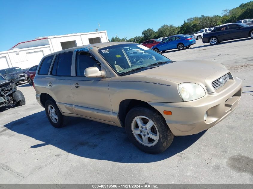 2003 Hyundai Santa Fe Gls/Lx VIN: KM8SC13D83U424510 Lot: 40919506