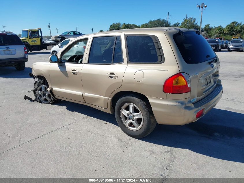 2003 Hyundai Santa Fe Gls/Lx VIN: KM8SC13D83U424510 Lot: 40919506