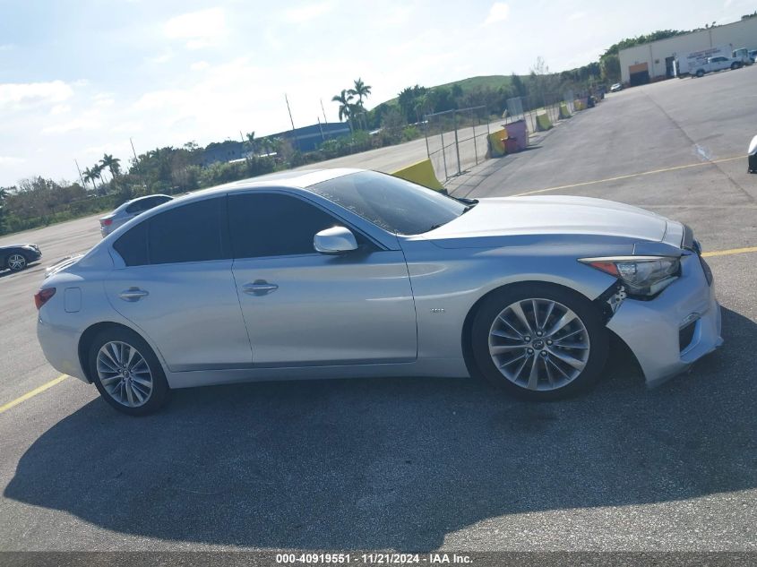 2018 Infiniti Q50 3.0T Luxe VIN: JN1EV7AP1JM591822 Lot: 40919551