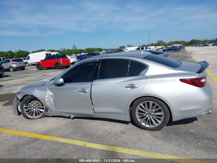 2018 Infiniti Q50 3.0T Luxe VIN: JN1EV7AP1JM591822 Lot: 40919551