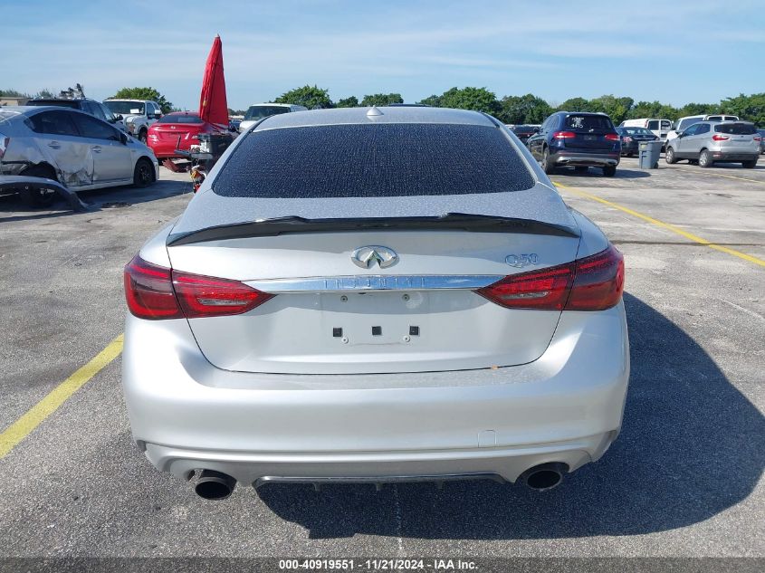 2018 Infiniti Q50 3.0T Luxe VIN: JN1EV7AP1JM591822 Lot: 40919551