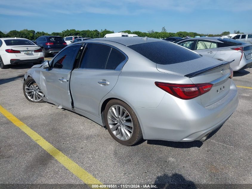 2018 Infiniti Q50 3.0T Luxe VIN: JN1EV7AP1JM591822 Lot: 40919551