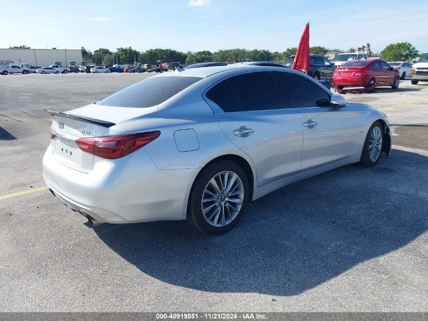 2018 Infiniti Q50 3.0T Luxe VIN: JN1EV7AP1JM591822 Lot: 40919551