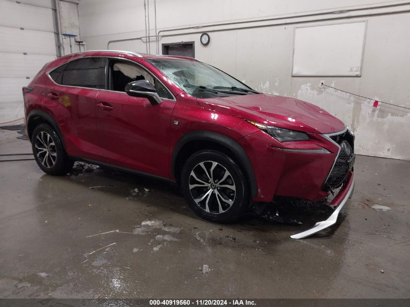 VIN JTJBARBZ3H2106042 2017 Lexus NX, 200T/Base/F Sport no.1