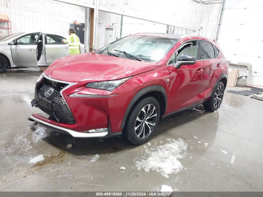 VIN JTJBARBZ3H2106042 2017 Lexus NX, 200T/Base/F Sport no.2