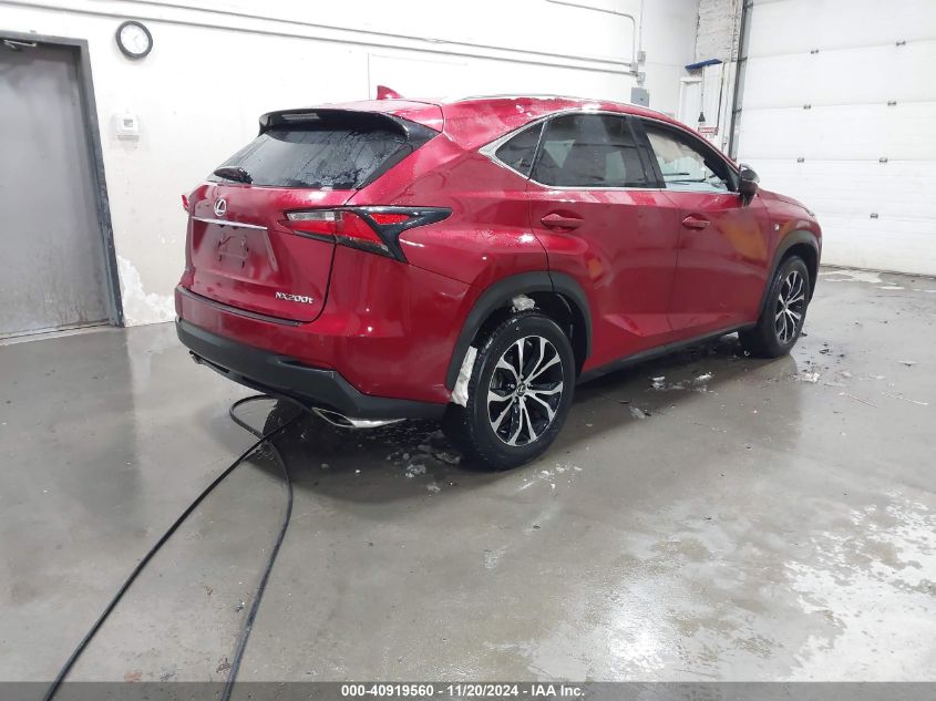 VIN JTJBARBZ3H2106042 2017 Lexus NX, 200T/Base/F Sport no.4