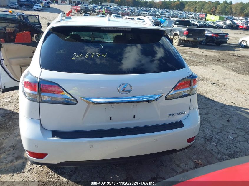 2015 Lexus Rx 350 VIN: 2T2ZK1BA4FC167243 Lot: 40919573