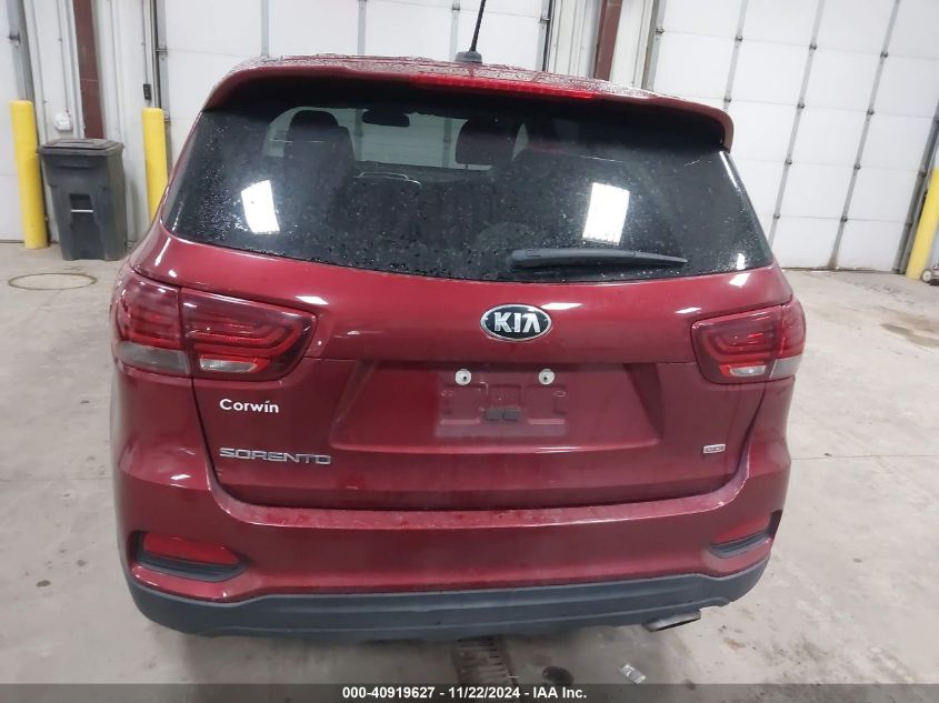 2020 Kia Sorento 2.4L Lx VIN: 5XYPGDA39LG623965 Lot: 40919627