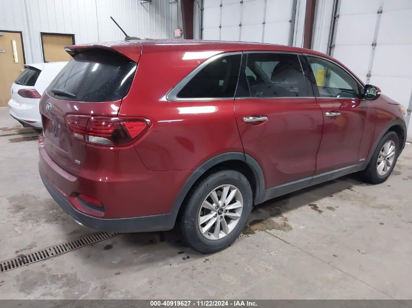 2020 Kia Sorento 2.4L Lx VIN: 5XYPGDA39LG623965 Lot: 40919627