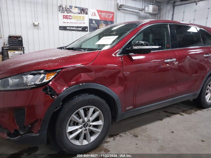 2020 Kia Sorento 2.4L Lx VIN: 5XYPGDA39LG623965 Lot: 40919627