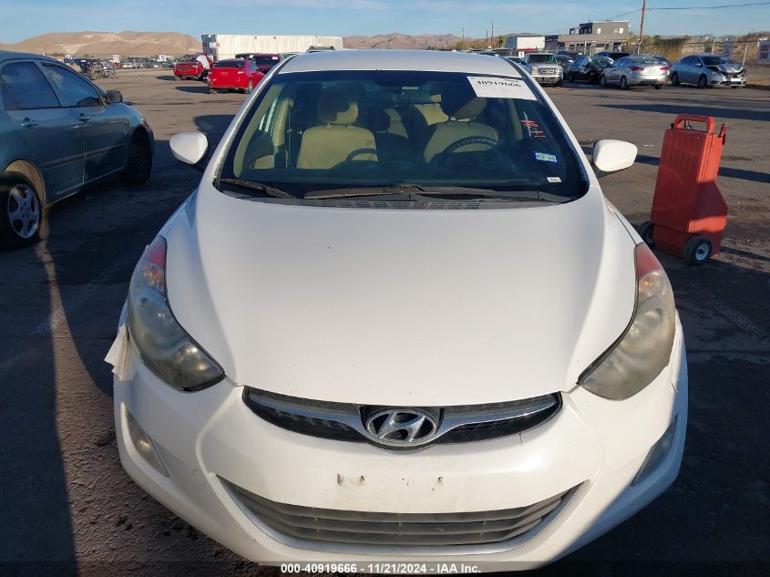 2013 Hyundai Elantra Gls VIN: 5NPDH4AE1DH426686 Lot: 40919666