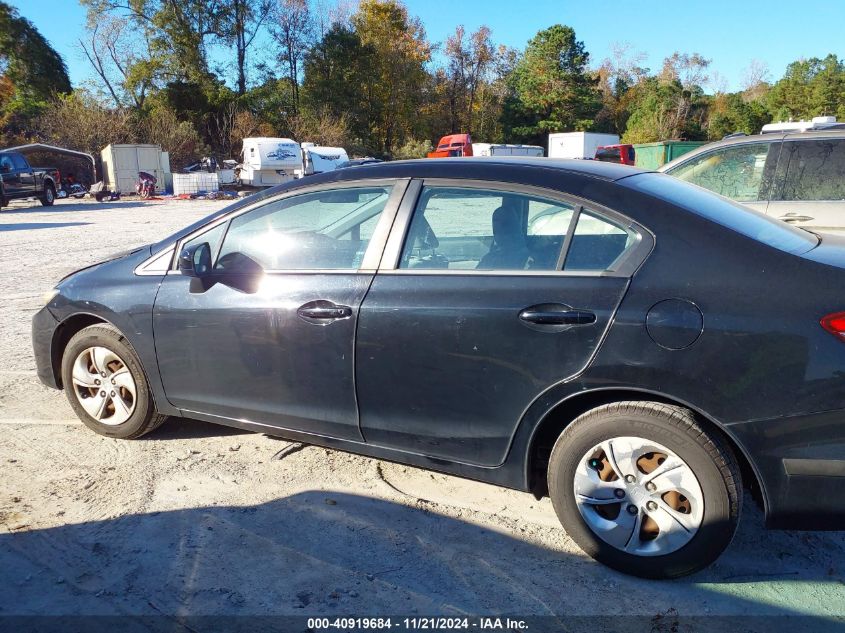 2014 Honda Civic Lx VIN: 19XFB2F53EE230178 Lot: 40919684