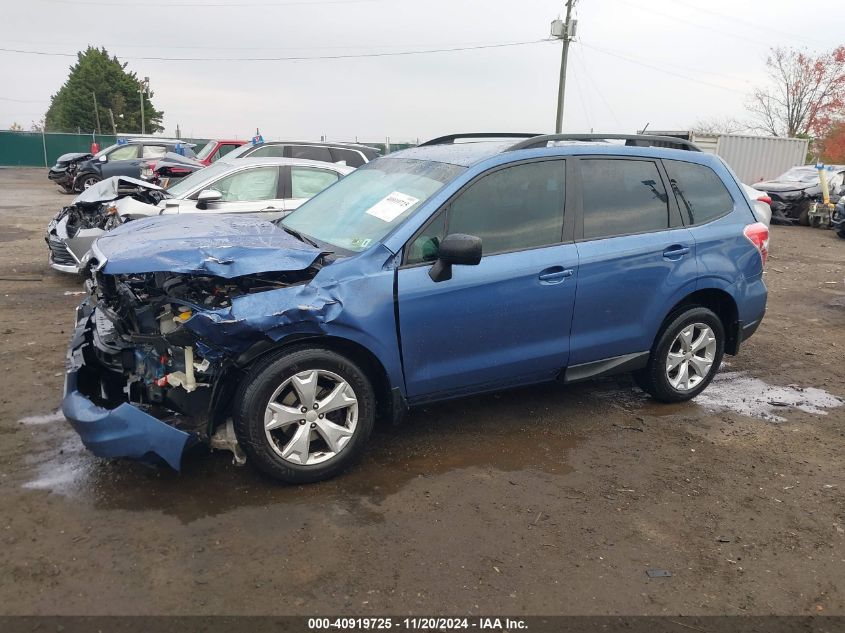 2015 Subaru Forester 2.5I VIN: JF2SJABC1FH478605 Lot: 40919725