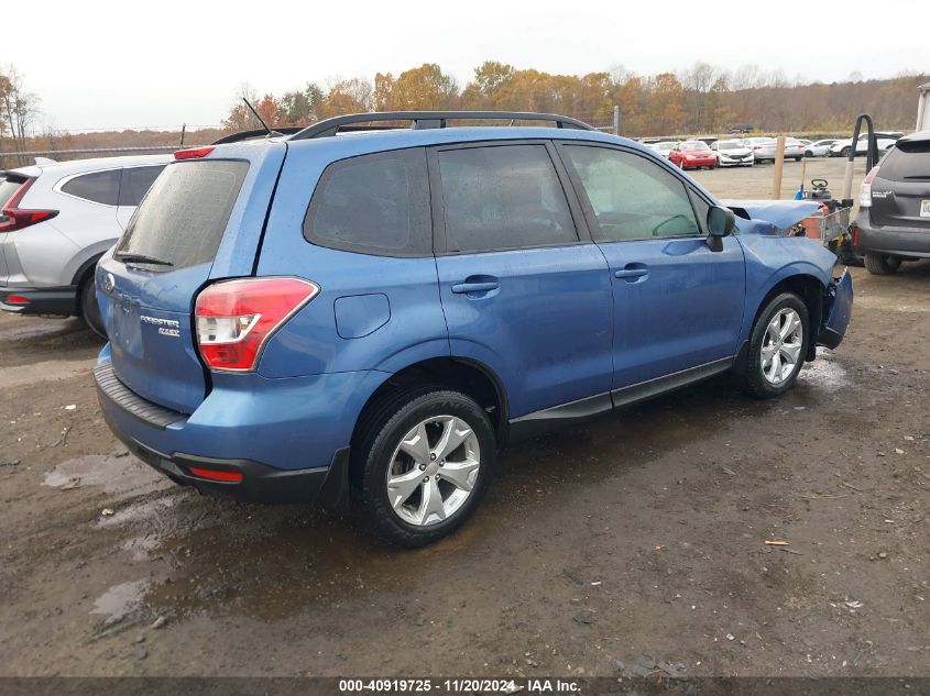 2015 Subaru Forester 2.5I VIN: JF2SJABC1FH478605 Lot: 40919725